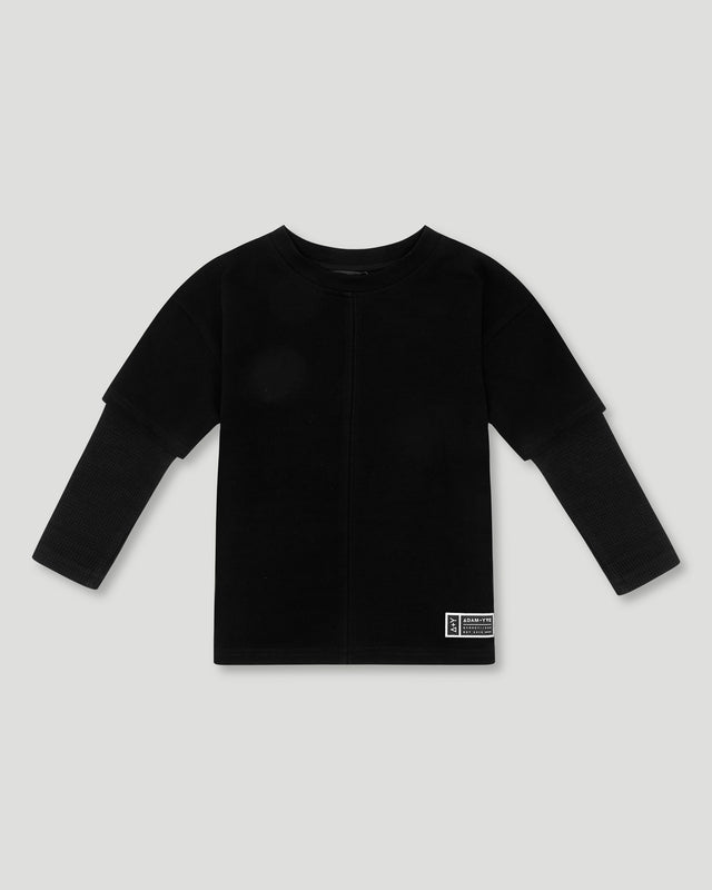 Black Double-Layer Long Sleeve